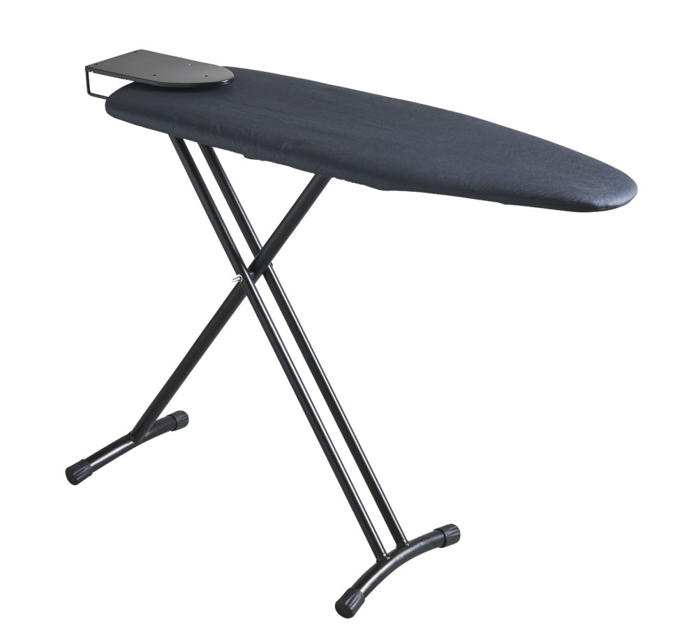 PREMIUM ironing board cover black + hook