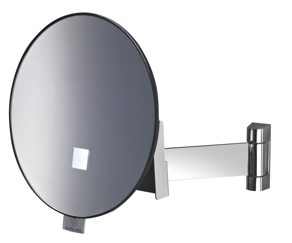ECLIPS round mirror with flat arms