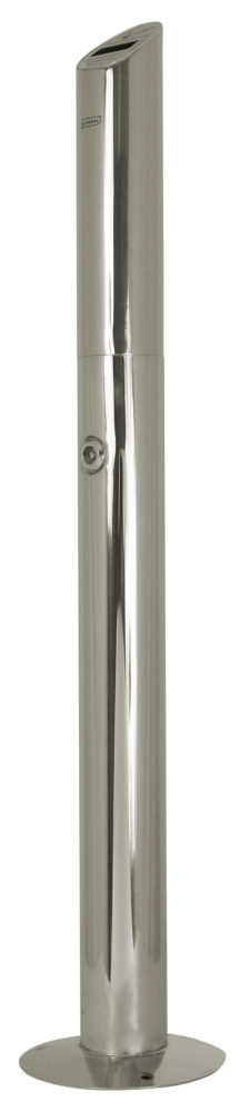 ASHTRAY tubular stainless steel 1.4L