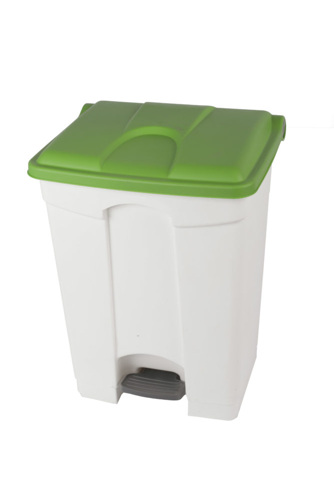 CONTAINER 70L white green lid